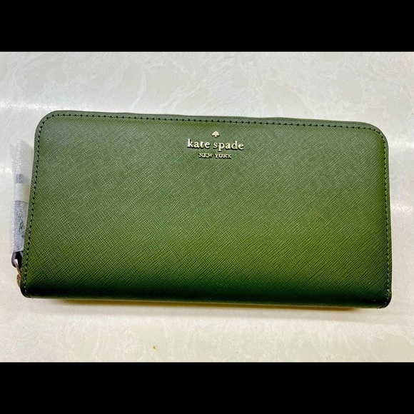 kate spade Handbags - Original Kate Spade Large Wallet- Olive Green